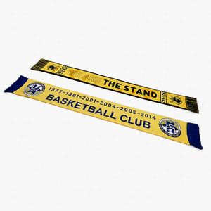 Custom Logo Mini Fans Football Scarf Acrylic Flat Knitting <b>Machine</b> Printing Jacquard Football Soccer Fan Scarf - Product Image 4