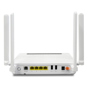Prix d'usine en Chine, modem fibre GPon ONT Wifi6 1800 Mbps AX1800 avec plusieurs ports, 4 ports LAN Gigabit RJ45, 2 ports USB, POTS - Product Image 4