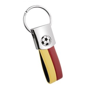Llavero de Fútbol PU Amarillo/Rojo, Accesorios Sin Caja - Product Image 1