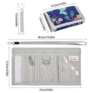 Nuovo arrivo portafoglio corto <span class=keywords><strong>donna</strong></span> semplice piccolo portafoglio quadrato mini portamonete <span class=keywords><strong>da</strong></span> <span class=keywords><strong>donna</strong></span> logo doganale in vendita - Product Image 3