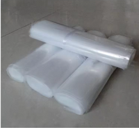 Sacs plats transparents en PE, emballage plastique épaissi haute pression pour salades, aliments pour bébés, chewing-gums, chips de pommes de terre - MOQ 100 pièces