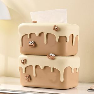 Unique <b>Kitchen</b> <b>Plastic</b> Table Napkin Toilet Tissue Paper Box Holder for Office - Product Image 5