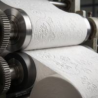 Machine industrielle de fabrication de papier toilette de 1575 mm pour une ligne de production de papier hygiénique à haute efficacité de 5 à 8 TPD avec contrôle PLC