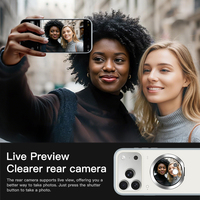 Nouvelle coque de téléphone P8 incassable intelligente pour iPhone 17 Pro avec écran, appels BT multilingues et connexion sans fil