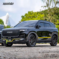 Accessoires de modification extérieure ZHOUS : Barre de toit, Grille LED, Feu arrière de pare-chocs, Plateau de coffre pour kits carrosserie Jaecoo J7