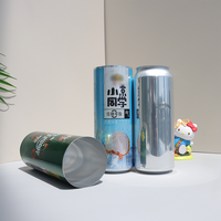 Aluminiumdosen-Hersteller in China 500ml Leere Ringpull-Aluminiumdosen für Weißbier Getränkeverpackung mit Dosendeckeln