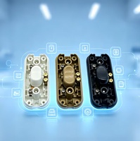 Interrupteur en ligne à double pôle, classé 6A 250V AC, bouton marche/arrêt manuel, interrupteur à connecteur à vis 2.5A pour lampe de table de chevet