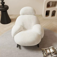 Fauteuil inclinable moderne avec fonction de balancement et accoudoirs, idéal pour salon, chambre ou hôtel