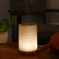 Nouveau produit tissu Design lumière chaude diffuseur d'arôme 80ml 7 couleurs lumière silencieuse huile essentielle aromathérapie Machine