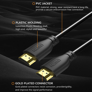 สาย <span class=keywords><strong>HDMI</strong></span> ความละเอียดสูงพิเศษ Ultra HD 18Gbps รองรับ 4k 60Hz พร้อมความละเอียดวิดีโอ 3 มิติ <span class=keywords><strong>ช่อง</strong></span>สัญญาณ Ethernet <span class=keywords><strong>ARC</strong></span> 1M2M3M5M10M รุ่น YL-H030 - Product Image 4