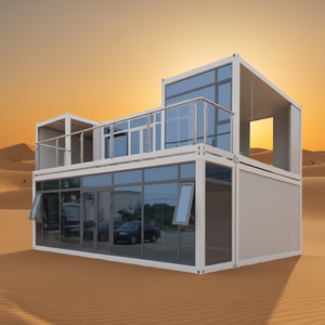 Casa Contenedor Modular Prefabricada de Acero de 20 pies, Moderna y Transpirable, para Tienda, <span class=keywords><strong>Bar</strong></span> o Restaurante - Product Image 2