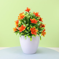 Fleurs artificielles TGYW, petite plante bonsaï en plastique, décoration créative de bureau, bricolage, jardin, Noël, Pâques, cadeau pour la maison et le bureau