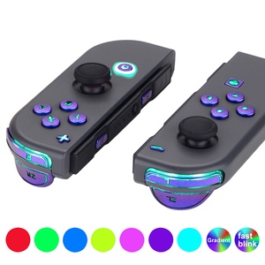 Kit d'éclairage LED d'ambiance DFS à 7 couleurs et 9 modes avec boutons caméléon pour manette Nintendo Switch OLED - Product Image 4