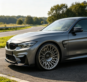 Rines Deportivos Monobloque <span class=keywords><strong>de</strong></span> 19 y 20 Pulgadas para BMW G87 <span class=keywords><strong>M2</strong></span> G80 M3 G82 M4 Competition, Forjados Premium, Diseño Cóncavo Profundo, Negro Brillante - Product Image 1
