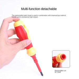 Bộ tuốc nơ vít từ tính cách điện 3 trong 1 đặt công cụ bảo trì thợ điện đa năng đa năng cho OEM - Product Image 2