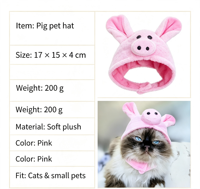 Chapeau Citrouille d'Halloween pour Animaux de Compagnie, en Peluche Douce et Polyester, Adorable Coiffe Citrouille, Accessoire de Coiffure et de Déguisement pour Petits Chiens et Chats