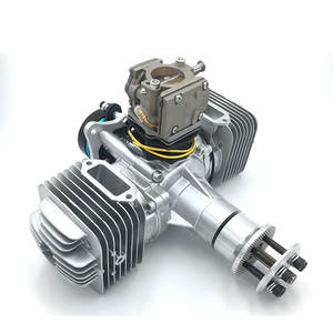 Moteur à essence bicylindre DLE-170 170cc d'origine avec allumage électronique et silencieux pour module d'avion RC FPV - Product Image 2