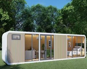YINGRUI 20 pies 40 pies al aire libre moderno Popular casa prefabricada casa pequeña casa de trabajo móvil Oficina Pod Apple cabina - Product Image 4