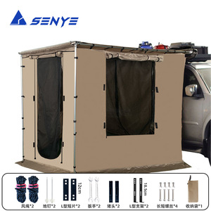 Carpa Lateral para Auto, Impermeable, de Lona, 2000-3000 mm, Doble Capa, Tipo Extendido, para Tres Estaciones, Refugio para Camping - Product Image 3