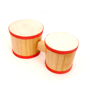 De madera de instrumento de percusión personalizado <span class=keywords><strong>bongo</strong></span> djembe <span class=keywords><strong>tambor</strong></span> conjunto - Product Image 1