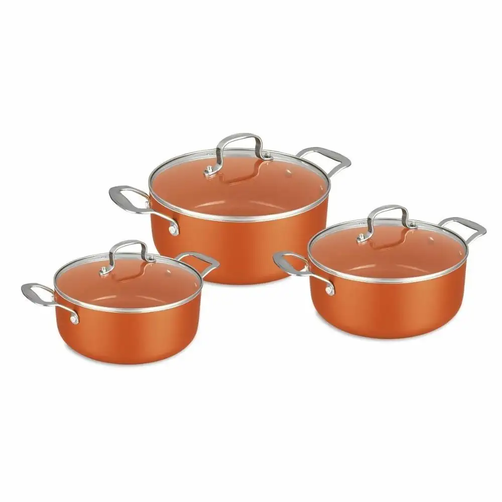 Milieuvriendelijke 6 Pcs Keukengereedschap Goede Kwaliteit Keramische Braadpan Schotel Met Deksel