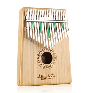 Groothandel Houten Kopen Muziek Speelgoed Doos Muziekinstrument Nan Bamboe 17 Sleutel Kalimba