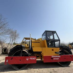 Rodillo compactador Dynapac CC421 original de segunda mano, maquinaria de construcción Dynapac usada con precio bajo en venta. - Product Image 3