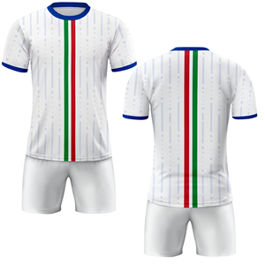 Maglia personalizzata da <span class=keywords><strong>uomo</strong></span> Italia Set maglia divisa personalizzata con il Logo del numero del nome <span class=keywords><strong>pantaloncini</strong></span> della squadra Italia inclusi - Product Image 3