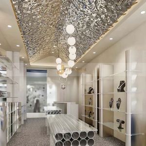 ANN1189 ASTM Certified 304 Stainless Steel <b>Mirror</b> Ripple Embossed Decorative Metal <b>Panels</b> with 2B Surface Finish - Product Image 1