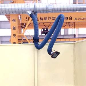 Brazo Flexible de Extracción de Humos de Soldadura con Soporte de Pared y <span class=keywords><strong>Campana</strong></span>. Brazo Extractor de Humos Flexible para Extracción de Polvo - Product Image 5