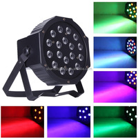 Mini projecteur PAR LED RGB 3W haute puissance 18x3W DMX512 5000K lumière du jour pour DJ, mariage, scène, discothèque, événements festifs - Offre Spéciale