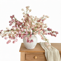 Lanterne artificielle réaliste en soie, fleurs et fruits, faite à la main, moderne, légère, imperméable, durable, décoration murale suspendue pour mariage