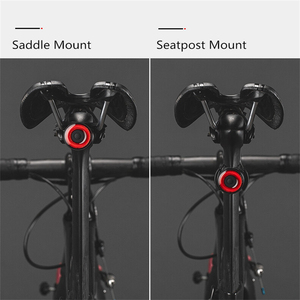 Q3 Advertencia de conducción nocturna Lámpara de freno de detección inteligente Usb Recargable Impermeable Batería segura Bicicleta Luces delanteras de bicicleta Led - Product Image 5
