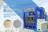 Mesin pembuat bata interlock beton QT6-15 mesin pembuat semen Batching tanaman Fly Ash mesin pembuat bata harga di India