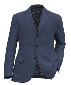 <span class=keywords><strong>Traje</strong></span> Clásico <span class=keywords><strong>Azul</strong></span> <span class=keywords><strong>Marino</strong></span> para <span class=keywords><strong>Hombre</strong></span>, Mezcla de Poliéster y Viscosa, Blazer de 3 Botones y Pantalones a Medida - Product Image 2