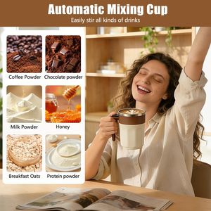 316 Stainless Steel Temperature Display <b>Mug</b> 450ml Smart <b>Thermal</b> Coffee Cup Portable Travel Water Bottle with Lid - Product Image 5
