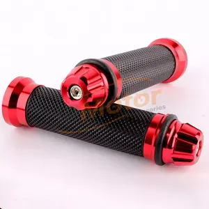 Top Quality Grip Red Motorcycle Grips Motorbike Rubber Grip Handle