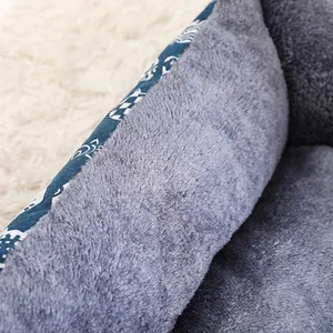 Großverkaufsaktion lagerbestand 2 Dollar Haustierprodukte bett rechteck Haustierbett waschbar Hundebett - Product Image 5