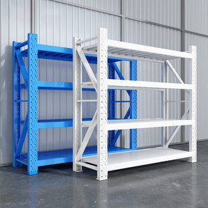 Étagères métalliques industrielles légères de haute qualité, durables, protégées contre la corrosion, réglables sans boulons, en acier Q235 - Product Image 4