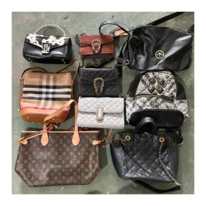 A15 direct supplier wholesale used luxury brand bags second hand ladies handbags ukay bags premium box for women