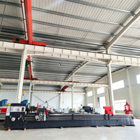 Vente directe usine – Tour horizontal à banc plat en métal CW61100 robuste, broche ISO40, 220V, état neuf