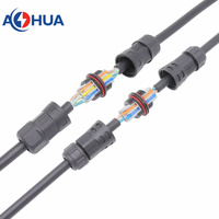 Conector Impermeable Tipo L M25 para Iluminación LED Industrial y Equipos de Energía para Exteriores