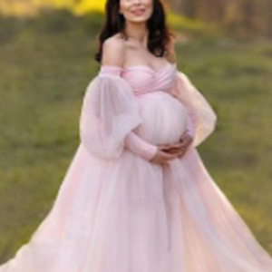 Robe de soirée sans bretelles pour bébé, Sexy, femmes enceintes, vêtements de photographie de <span class=keywords><strong>grossesse</strong></span>, rose, <span class=keywords><strong>robes</strong></span> de maternité mignonnes pour séance Photo - Product Image 3