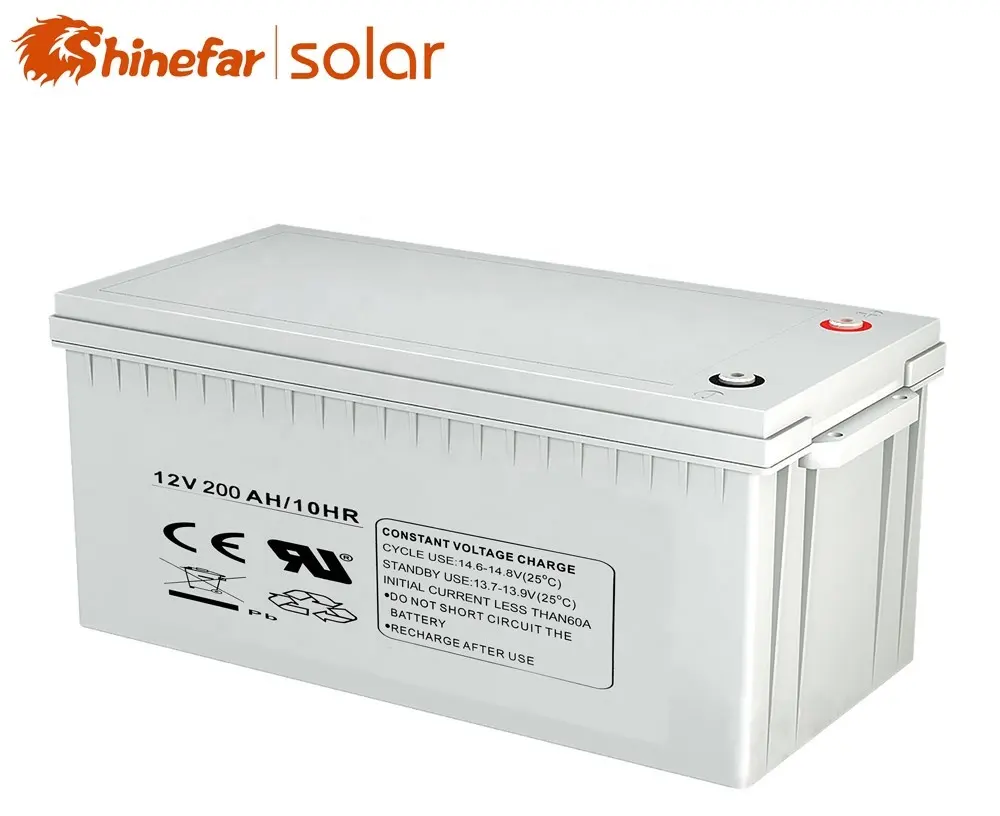Lood-zuur Batterij Plaat 200 Ah Solar Batterij Droge Batterij 200ah
