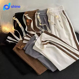 Pantalon Décontracté Tendance Marque Haute Couture Printemps-Automne pour Hommes Style <span class=keywords><strong>Sport</strong></span> Devant Plat Polyvalent Coupe Droite - Product Image 1