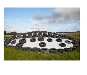 agriculture white and black silage film panda silage pit cover silage storage bunker wrap haylage forage cover