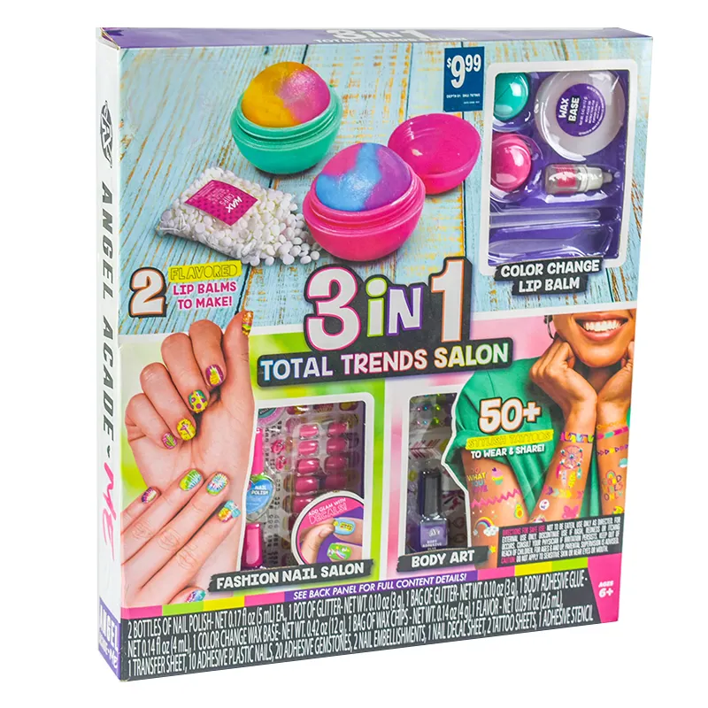 Wholesale Pretend DIY Cosmetics Game Girls Nail Salon Toys Kids Toy Nail Polish Toy