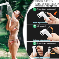 Nouvelle mise à niveau 20L 5 gallons Douche solaire de camping et chauffe-eau solaire en PVC à 3 couches épaissies Douche portable d'extérieur