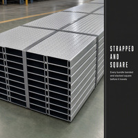 Dalle de plancher composite à nervures ouvertes galvanisée YX51-253-760 pour bâtiment commercial