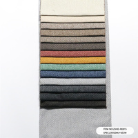 Neues Design 100% Polyester Imitation Leinen Stoff Schwergewicht Plain Trikot Günstige farbige Leinen Material für Sofa Polster Home